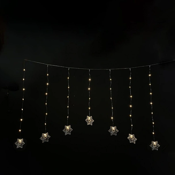 LED светеща завеса снежинки 0.76 W 47 LED LIGHTEX - Image 2