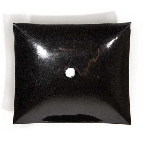 Мивка за баня Washbasin SC Black 40x46x14 см AKROLITHOS - Image 6