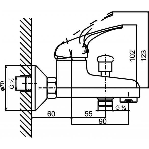 Смесител "Хилда" ICF 6547265 - Image 2
