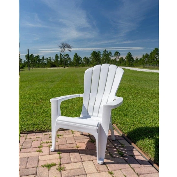 Стол с подлакътници Adirondak бял RAINBOW - Image 2