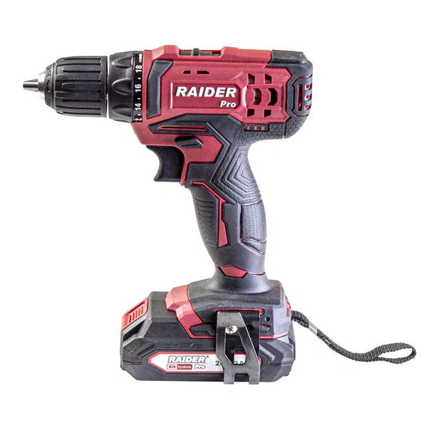 Акумулаторна бормашина 2-ск. 10 мм RDP-SCD20S Set - Raider - Image 3