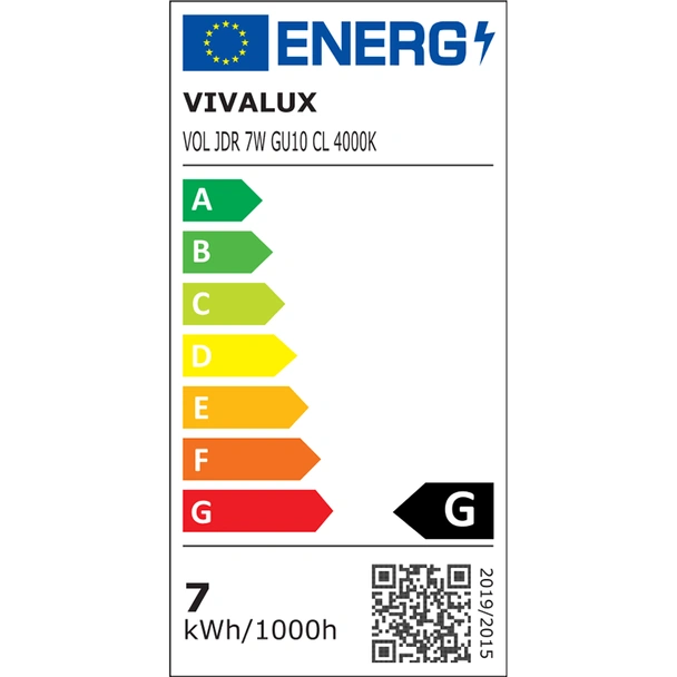LED лампа VOLUX LED GU10 7W VIVALUX - Image 3