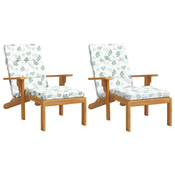 Възглавници за столове с облегалка 2 бр на листа Оксфорд плат - VL362002 - Image 3