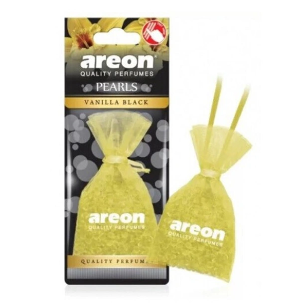 Ароматизатор за кола перли Черна ванилия AREON
