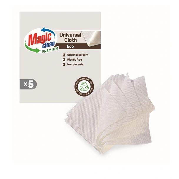 Биоразградими кърпи Premium 5 бр. MAGIC CLEAN