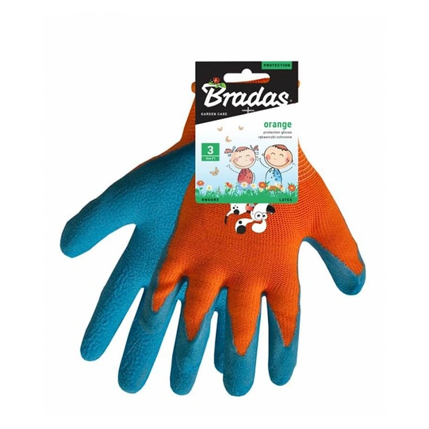 Детски ръкавици Orange размер 2 BRADAS - Image 2