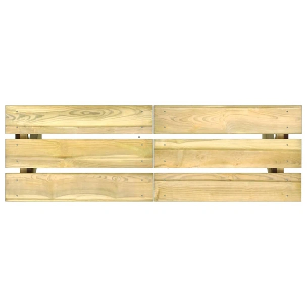Градинска пейка, 110 см, импрегниран бор - VL318421 - Image 5