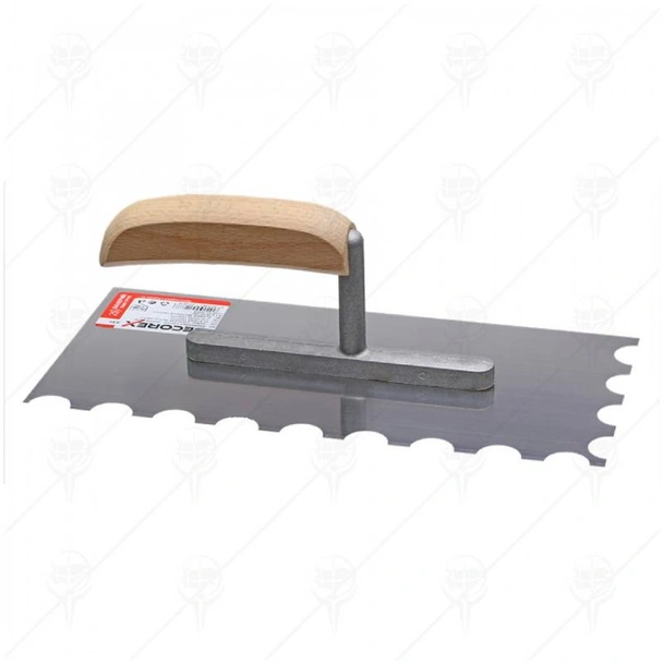 Маламашка U-образни зъби отворена дръжка 13х27см DECOREX