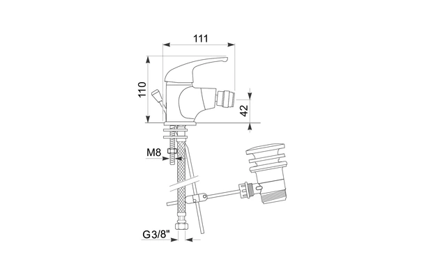 Смесител за биде ares - FAYANS - Image 2