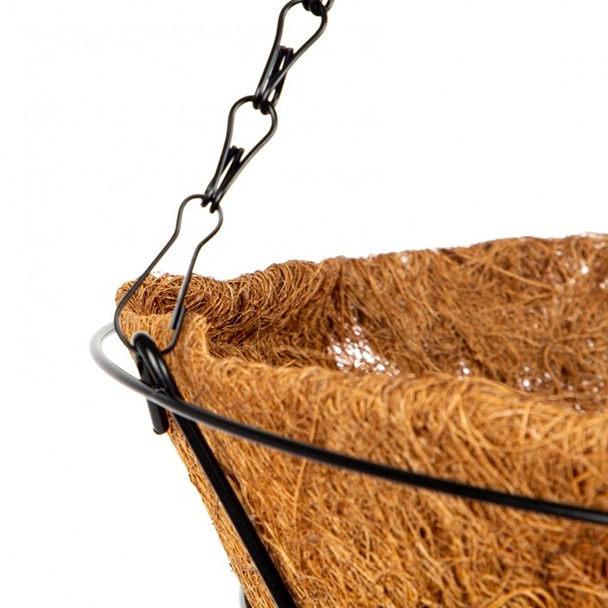 Висяща кашпа конус с кокосова кошница Ø35 см PALISAD - Image 2