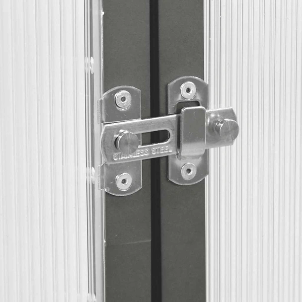 Оранжерия - поликарбонат - стоманена основа антрацит 169x169x202 см - Image 6