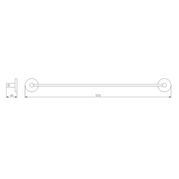 Поставка за хавлия 50 см - Орхидея - Image 2