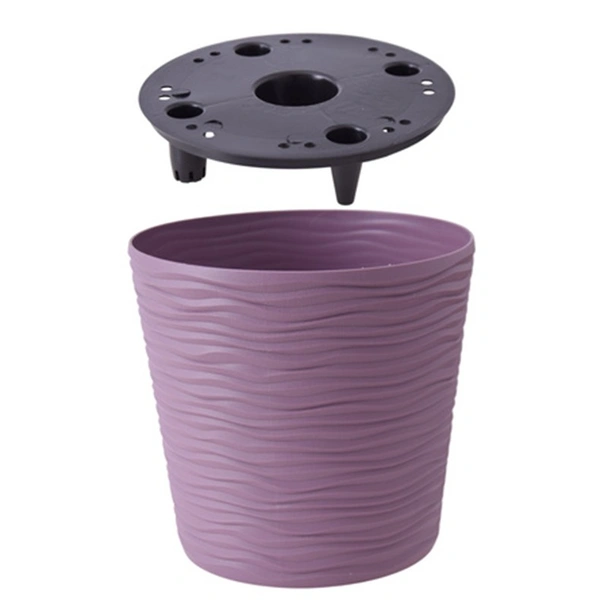 Саксия с дренаж Ø16 см лилава Фюжън - Image 2