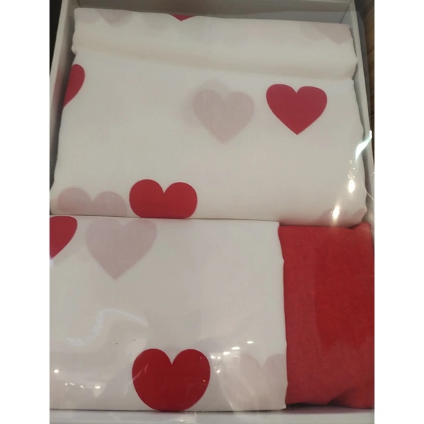 Спален комплект 4 части Сърца COTTON GARDEN - Image 4