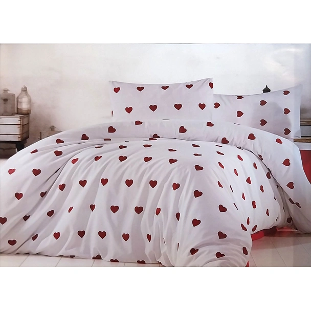 Спален комплект 4 части Сърца COTTON GARDEN - Image 2