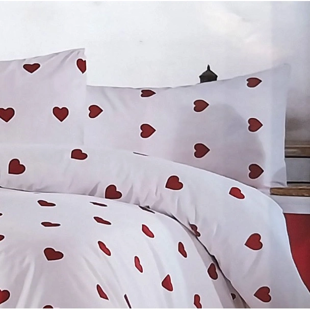 Спален комплект 4 части Сърца COTTON GARDEN - Image 3
