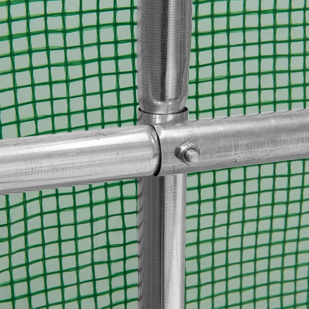 Тунелна оранжерия с армирано покривало 4x2.5x2 м (10 м2) - Image 6