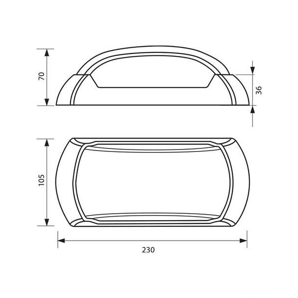 Влагозащитено LED тяло CAPRI/O LED 12W VIVALUX - Image 2