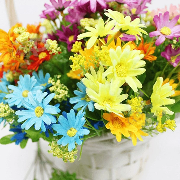 Декоративен букет Маргаритки 33 см - Image 3