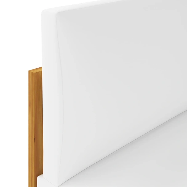 Градински среден диван с възглавници, акация масив - Image 8