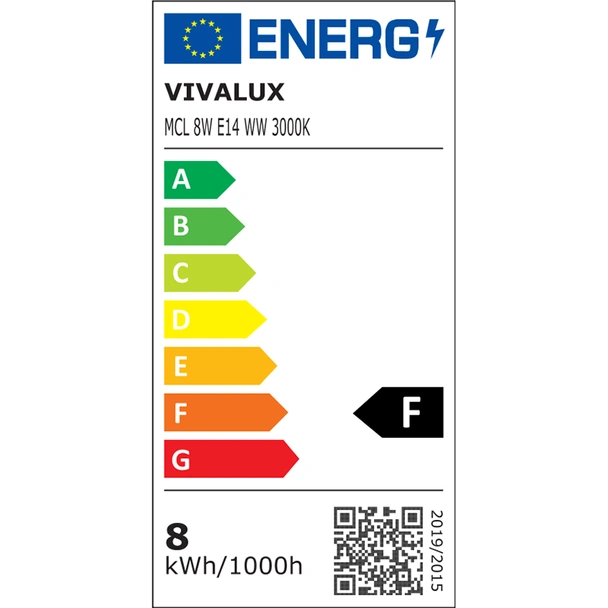 LED лампа MAX LED 8W E14 VIVALUX - Image 3
