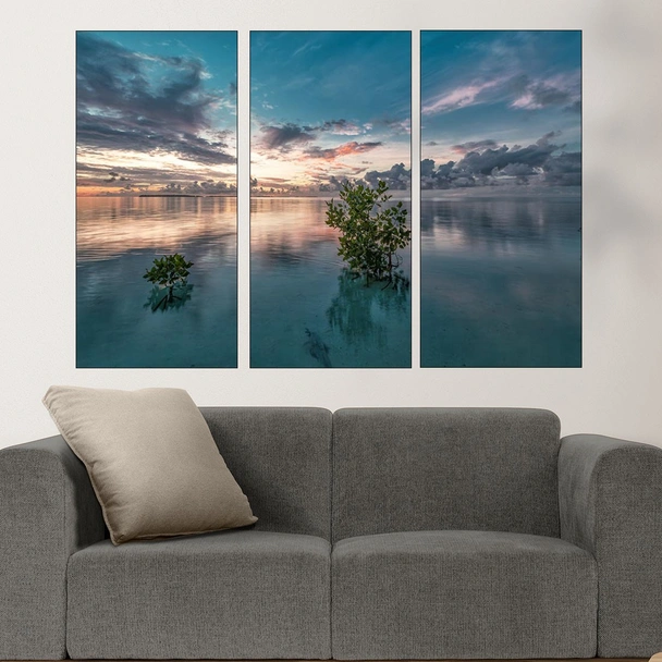 Мангрово дърво преди изгрев - картина пано за стена - Image 2