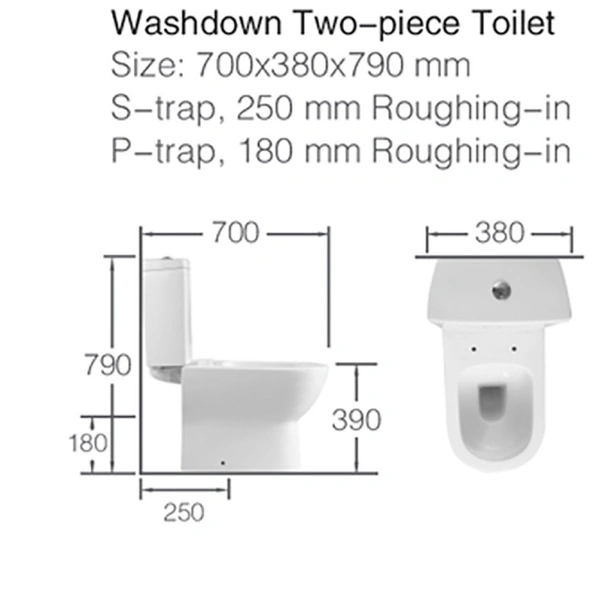 Моноблок със задно оттичане Rimless ICC 7970P UF INTER CERAMIC - Image 4