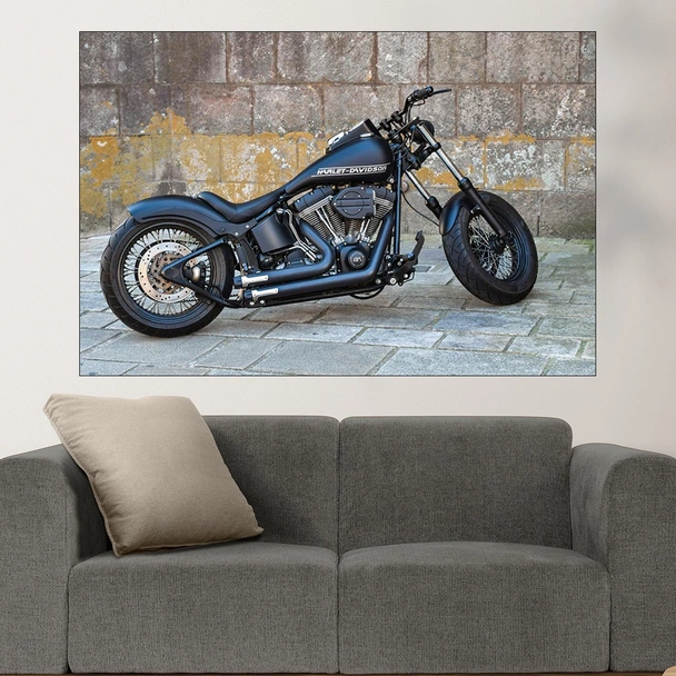 Мотор Харли Дейвидсън - картина пано за стена