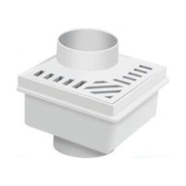 PVC вертикален ъглов сифон за тераси Ø100 мм Mesa Teknik