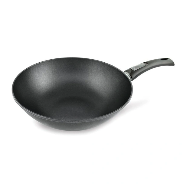 Уок тиган с подвижна дръжка ø30 см Titan II НЕВА МЕТАЛЛ ПОСУДА - Image 2