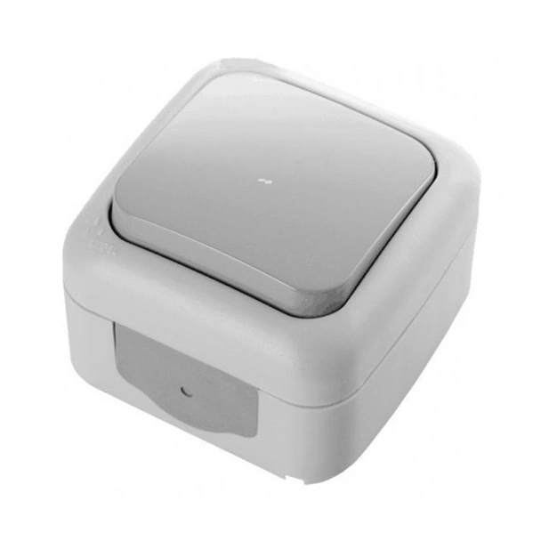 Влагоустойчив ключ IP54 Palmiye сив VIKO