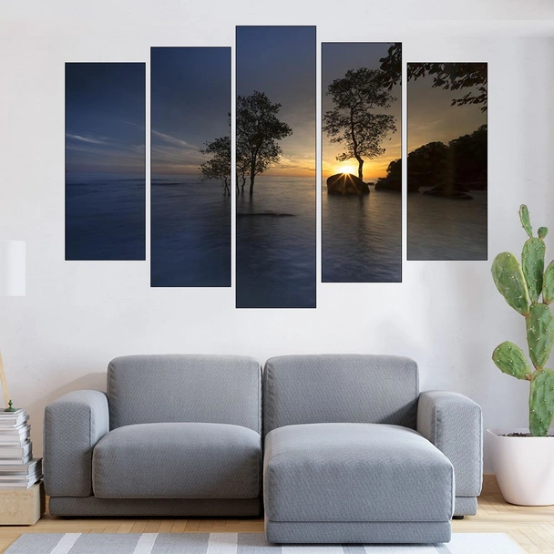 Залез над остров Фукок - картина пано за стена - Image 3