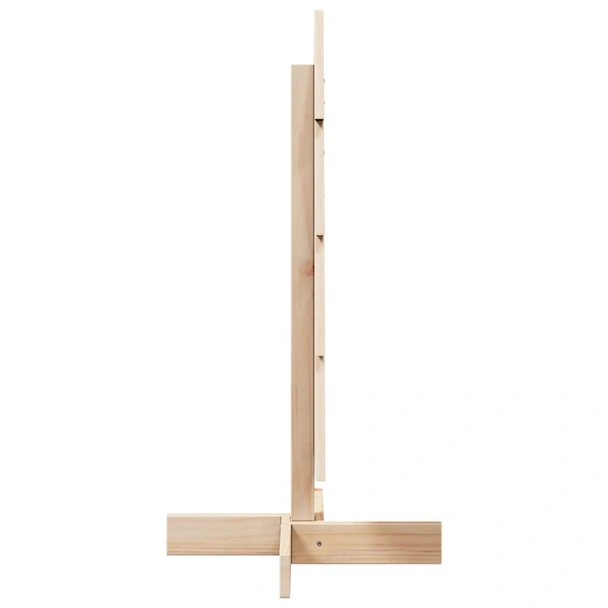 Дървена коледна елха за декорация - 80 см - масивно чамово дърво - Image 4