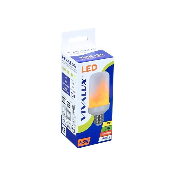 LED лампа с пламтящ ефект PLAM 6.5 W Е27 VIVALUX - Image 2