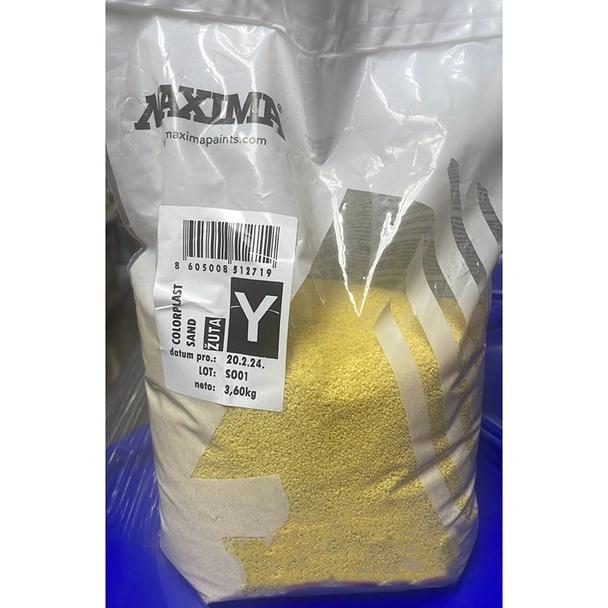 Мозаечна мазилка Colorplast Sand камък 3.6 кг жълта Y MAXIMA - Image 2