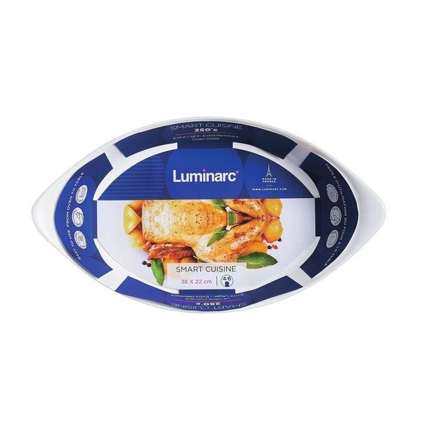 Овална тава 38x23 см бяла Smart Cuisine LUMINARC - Image 4