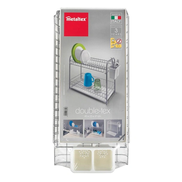 Сушилник за съдове 2 нива Double Tex METALTEX - Image 7