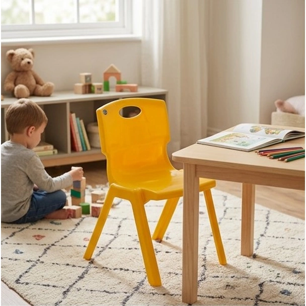 Детски стол жълт MEVSIM PLASTIC - Image 3