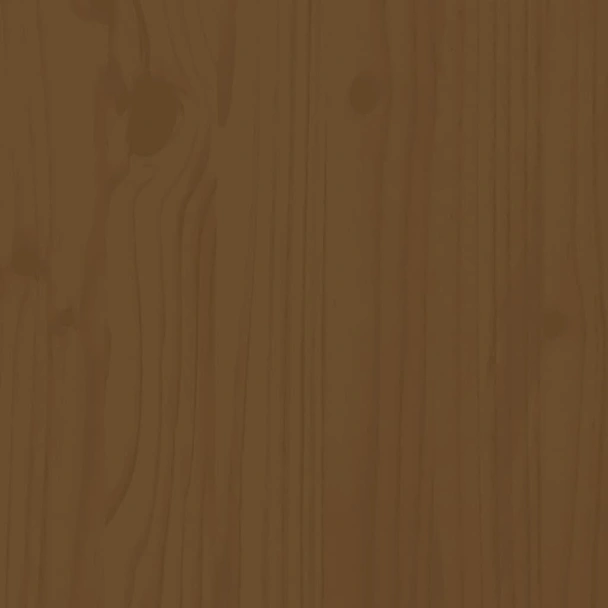 Градинска пейка, меденокафява, 110x38x45 см, борово дърво масив - VL825096 - Image 7