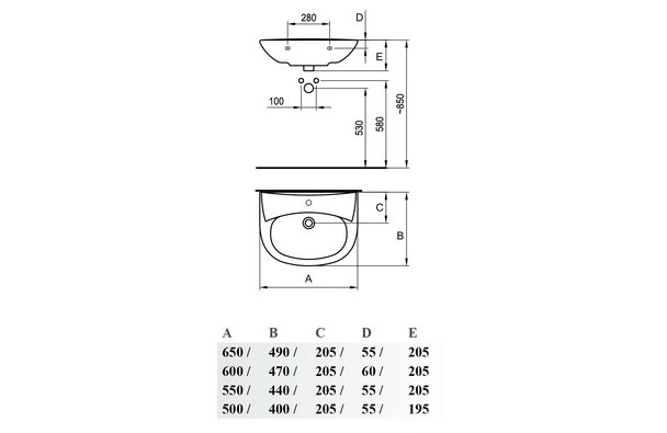 Neo: умивалник 600 - Image 2