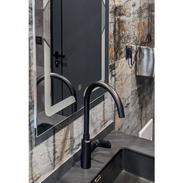 Смесител за кухня Life Black черен CASCADA - Image 2