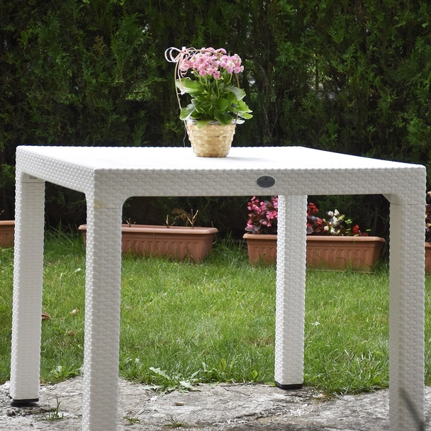 Градинска маса 90х90 см капучино Novussi - Image 2