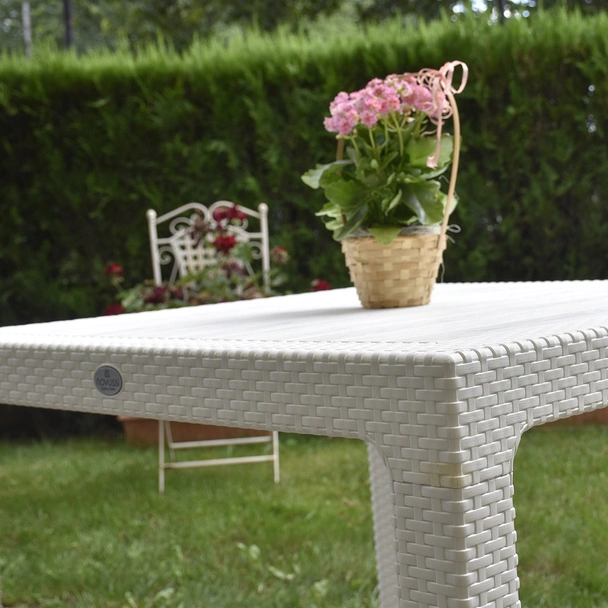 Градинска маса 90х90 см капучино Novussi - Image 3