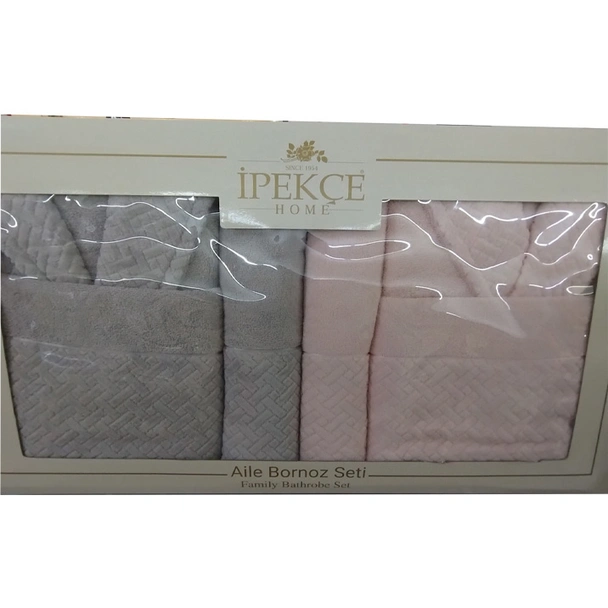 Комплект халати за баня с кърпи 6 части Fati IPEKCE - Image 4