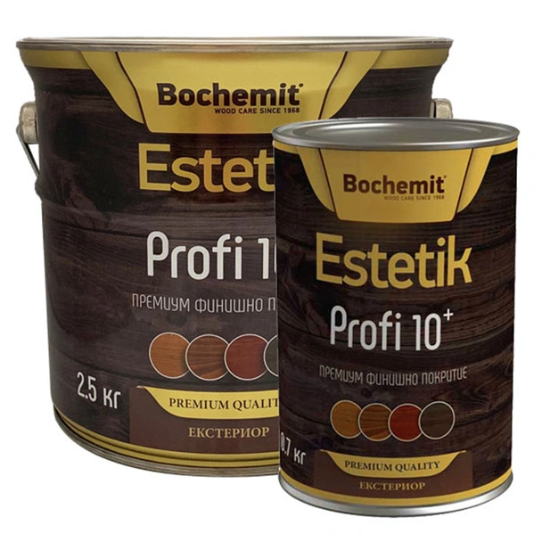 Лак-импрегнант Bоchemit Profi 10+ 2.5 л, цвят орех