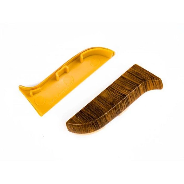 Лява тапа за PVC перваз SALAG SG56/19 - стар дъб