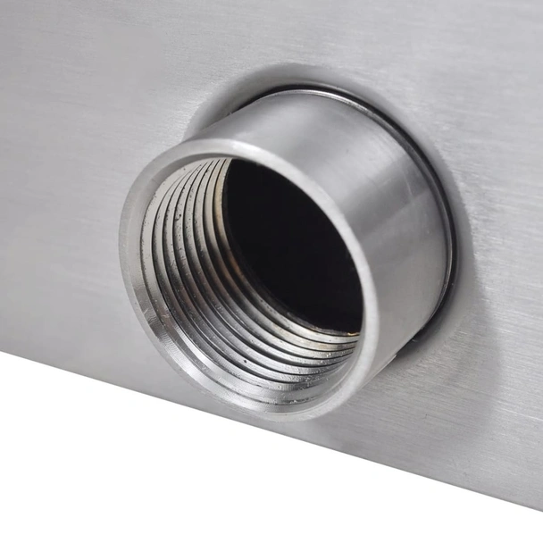 Правоъгълен фонтан за басейн, стомана, 30 см - Image 5