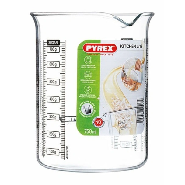 Стъклена мерителна кана 750 мл PYREX