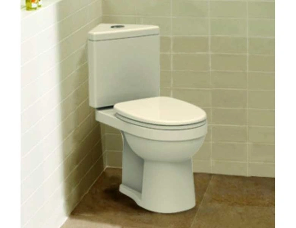 Ъглов моноблок Лукс задно оттичане със седалка 76х38х79см INTER CERAMIC - Image 2