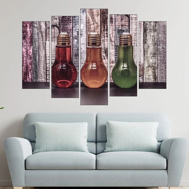 Ел крушки с напитки  - картина пано за стена - Image 3